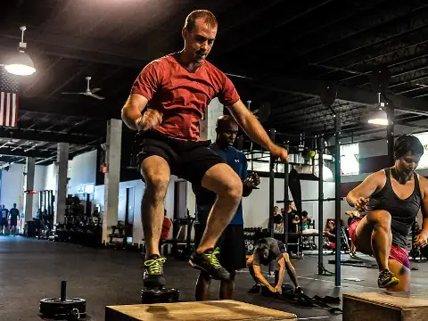 CrossFit zāle (ilustratīvs)