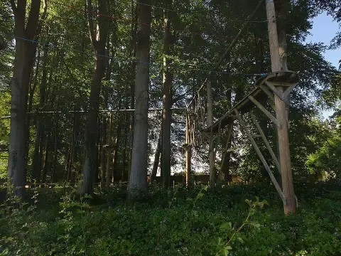 piedzīvojumu trase kokos (ilustratīvs)
