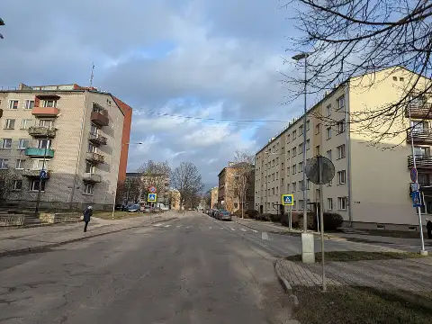 Krišjāņa Barona iela Jelgavā (ilustratīvs)