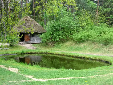 vēsturiska latviešu pirts (ilustratīvs)